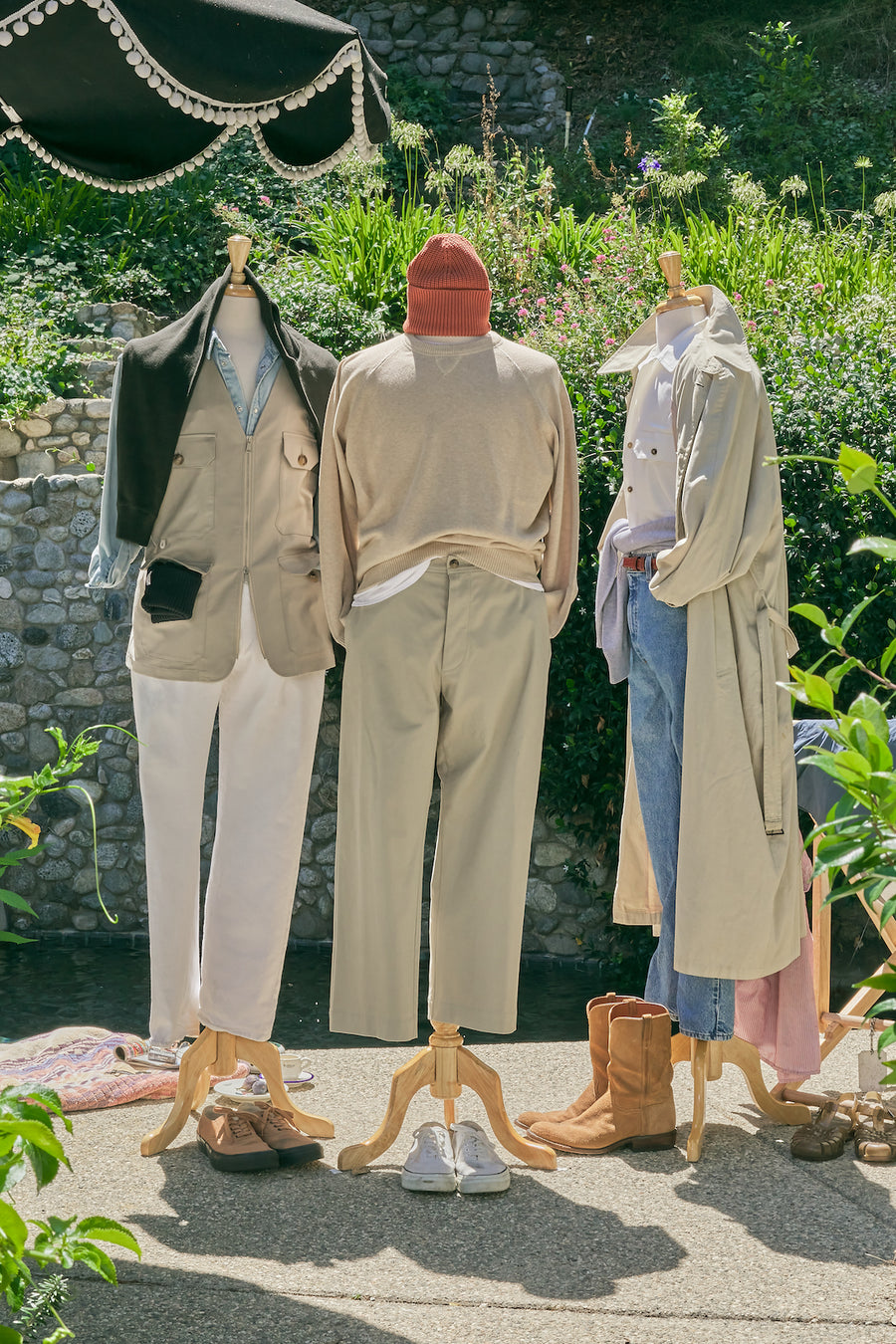 Cotton Raglan Crewneck