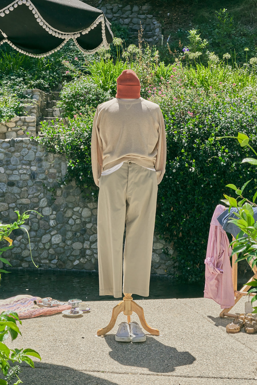 Cotton Raglan Crewneck