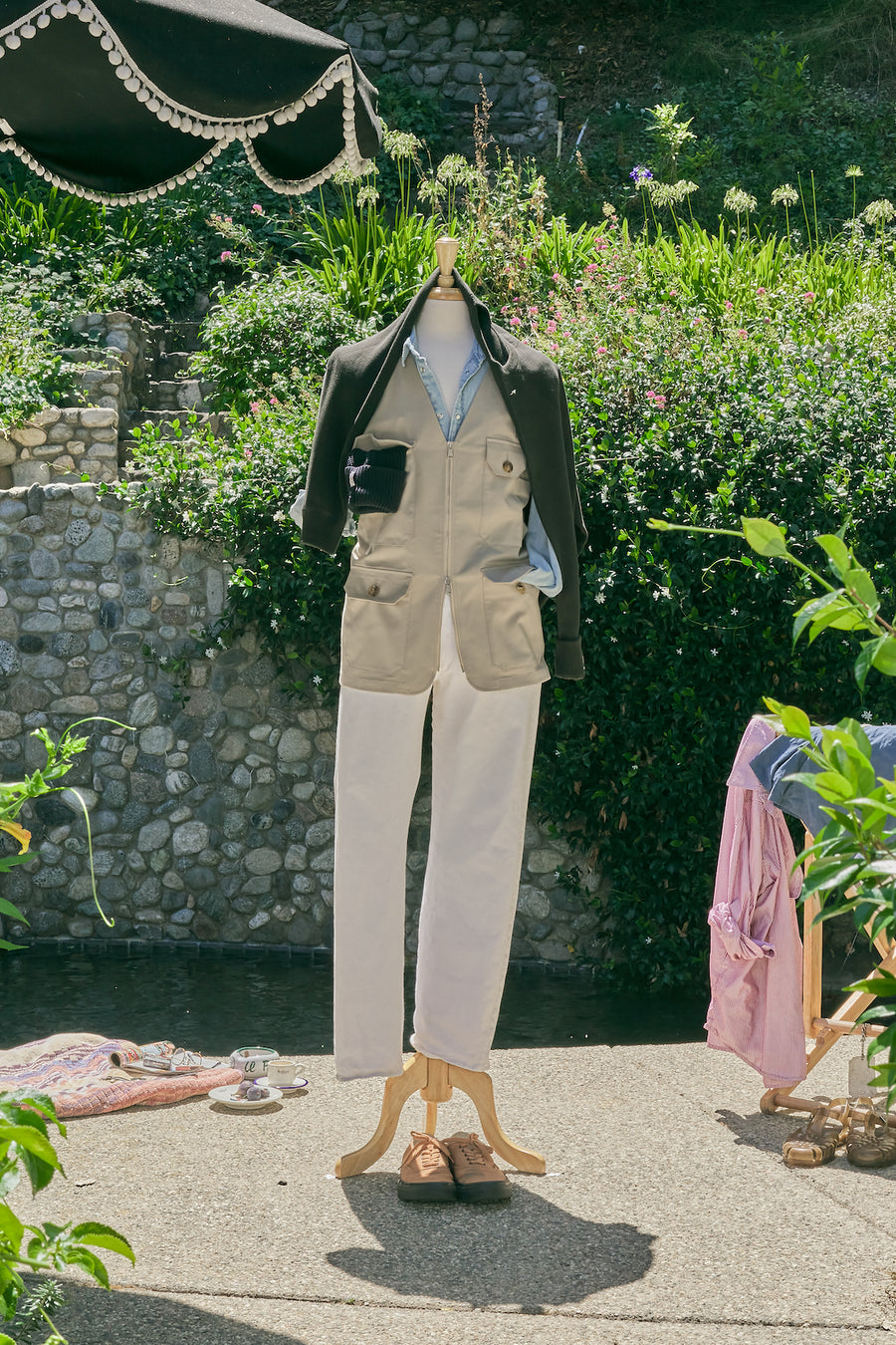 Cotton Raglan Crewneck