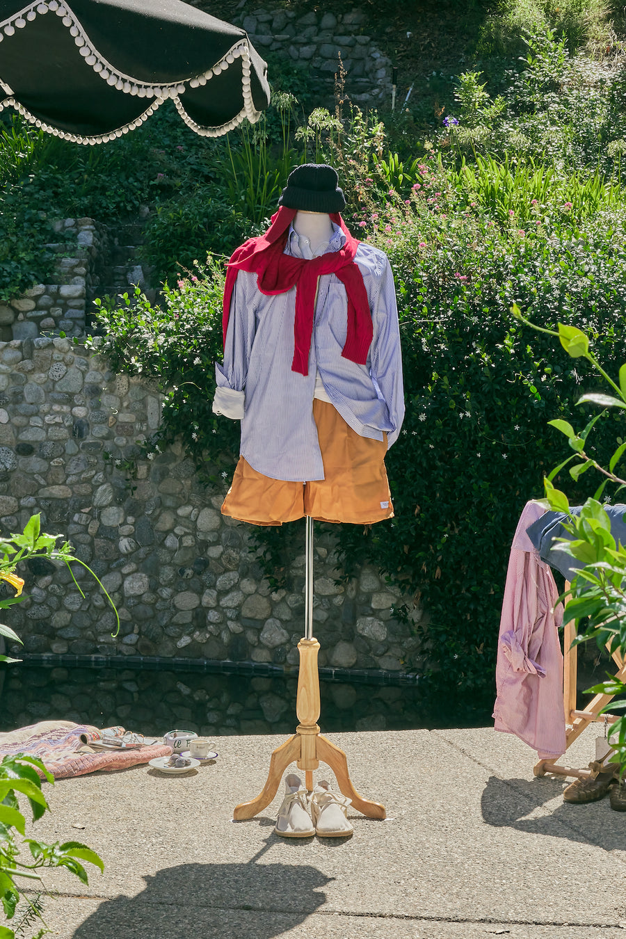 Cotton Cable Knitted  Polo