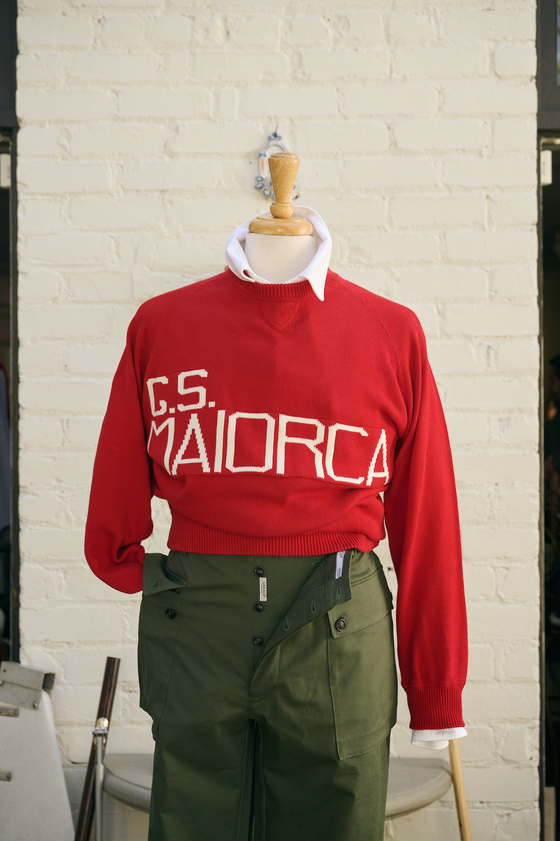 G.S. Maiorca Cotton Raglan Crewneck