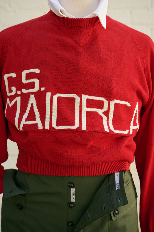 G.S. Maiorca Cotton Raglan Crewneck