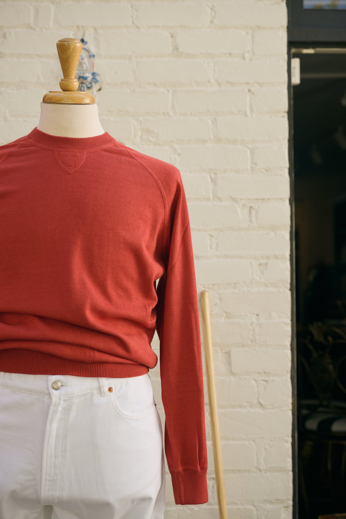 Sea Cotton-Cashmere Raglan Crewneck
