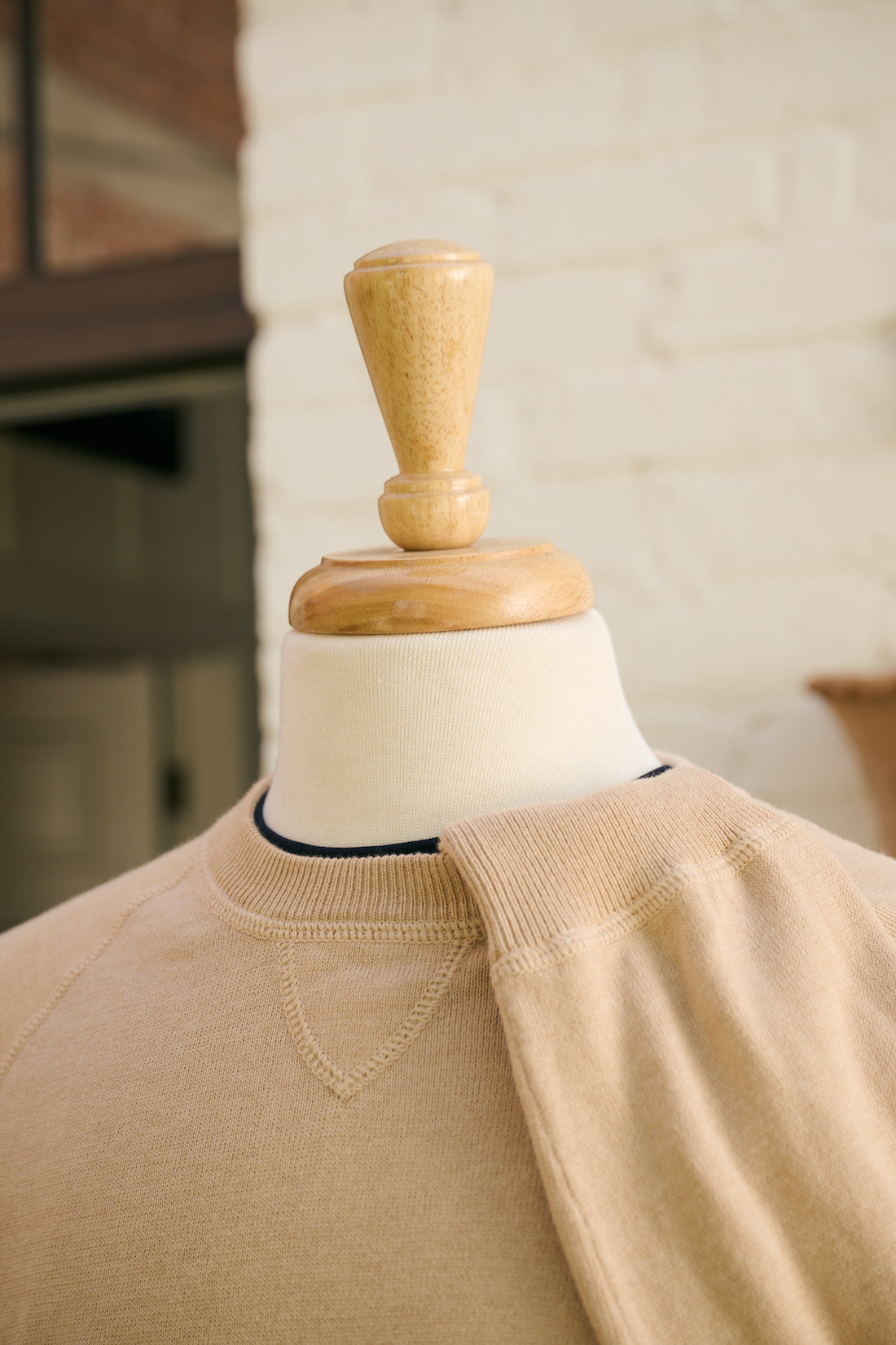 Sea Cotton-Cashmere Raglan Crewneck