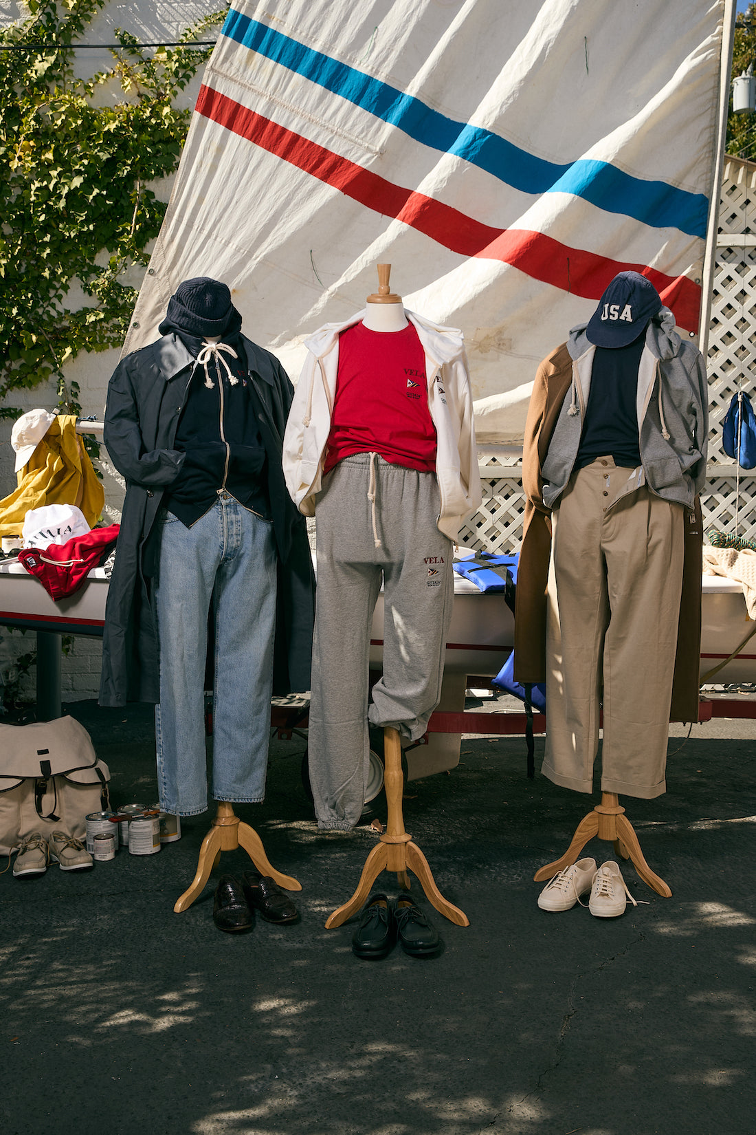 VELA Full-Zip Cotton Hooded Sweatshirt