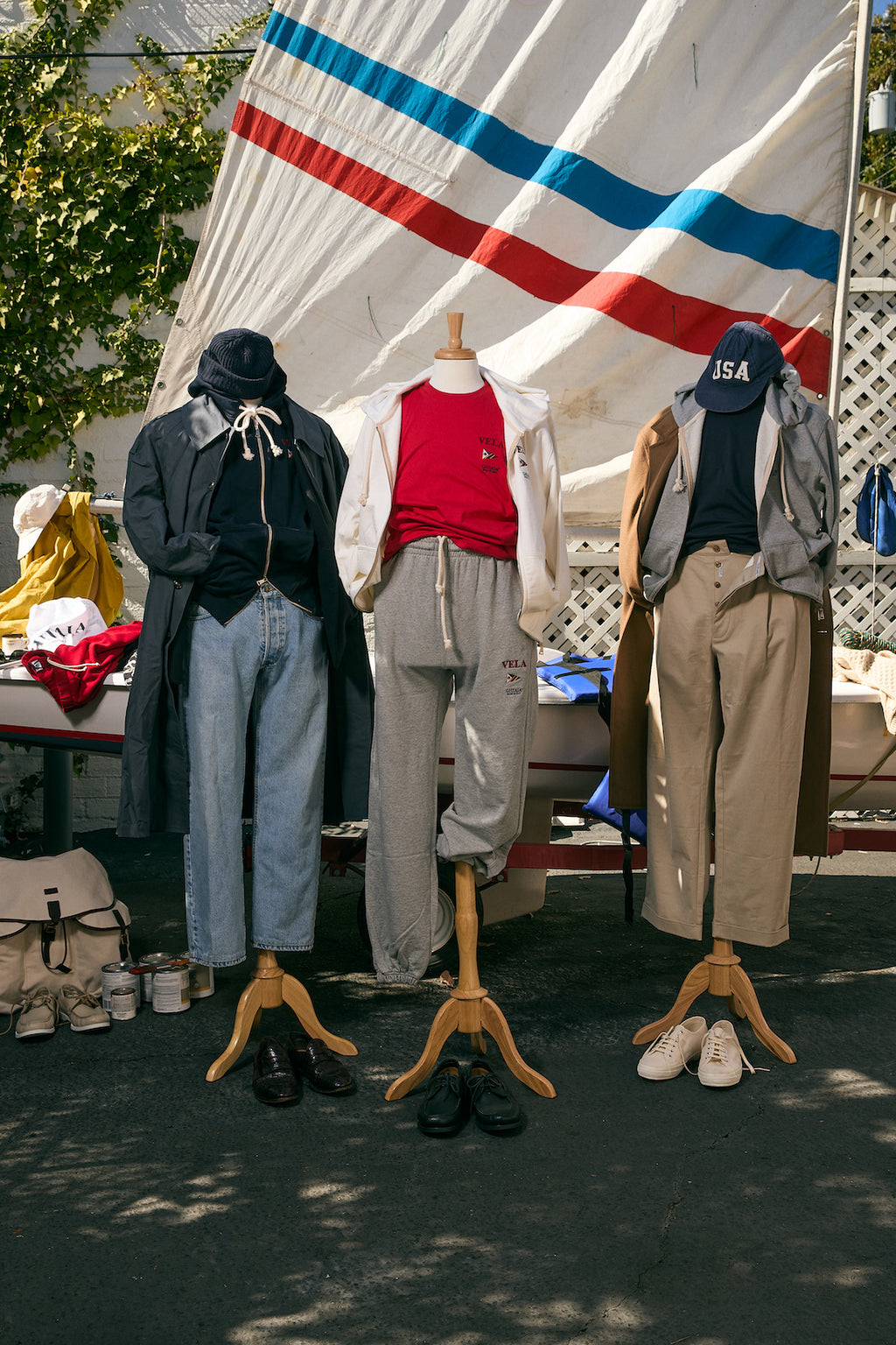 VELA Full-Zip Cotton Hooded Sweatshirt