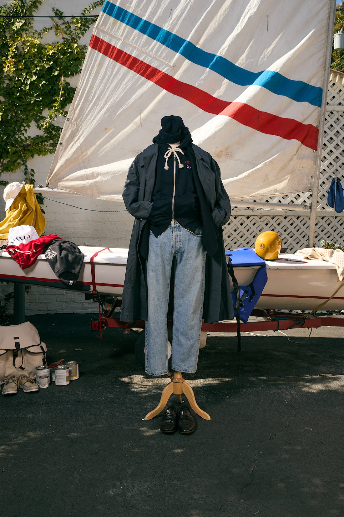 VELA Full-Zip Cotton Hooded Sweatshirt