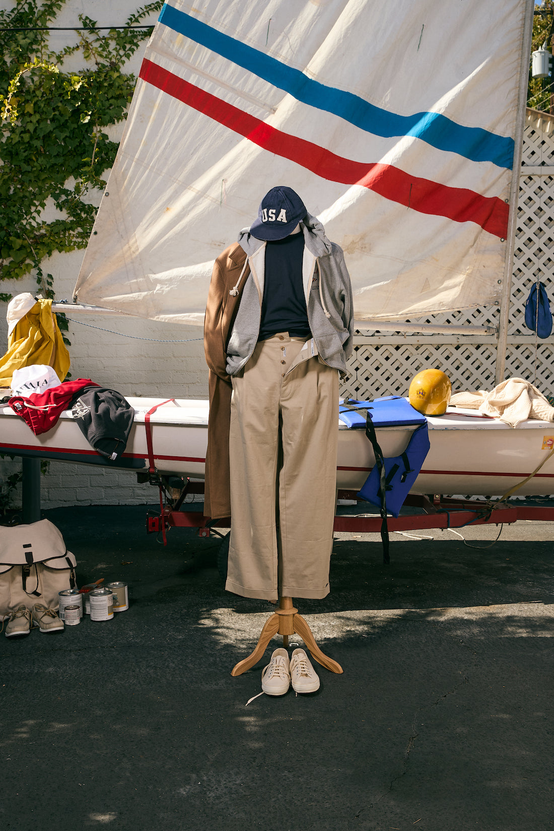 VELA Full-Zip Cotton Hooded Sweatshirt