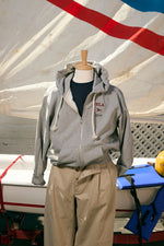 VELA Full-Zip Cotton Hooded Sweatshirt