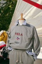VELA Cotton Raglan Crewneck Sweatshirt