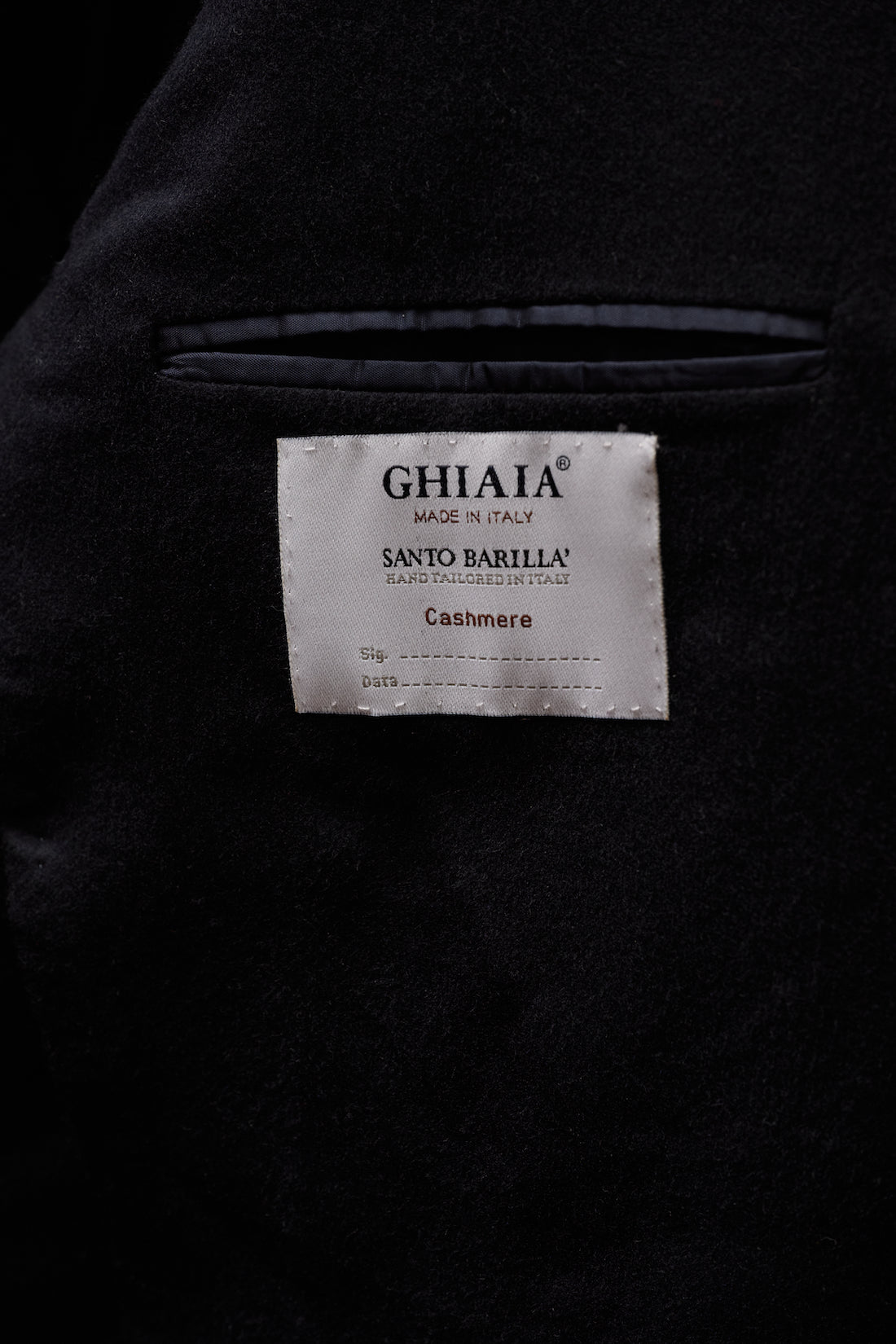 SARTORIA Cashmere "Spalla Milano" Single Breasted Blazer