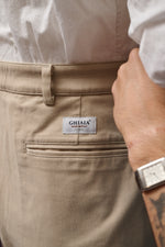 Marinaio Cotton Double Pleated Pants