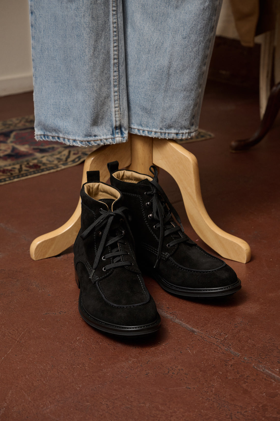 Combat Suede Hiking Boots