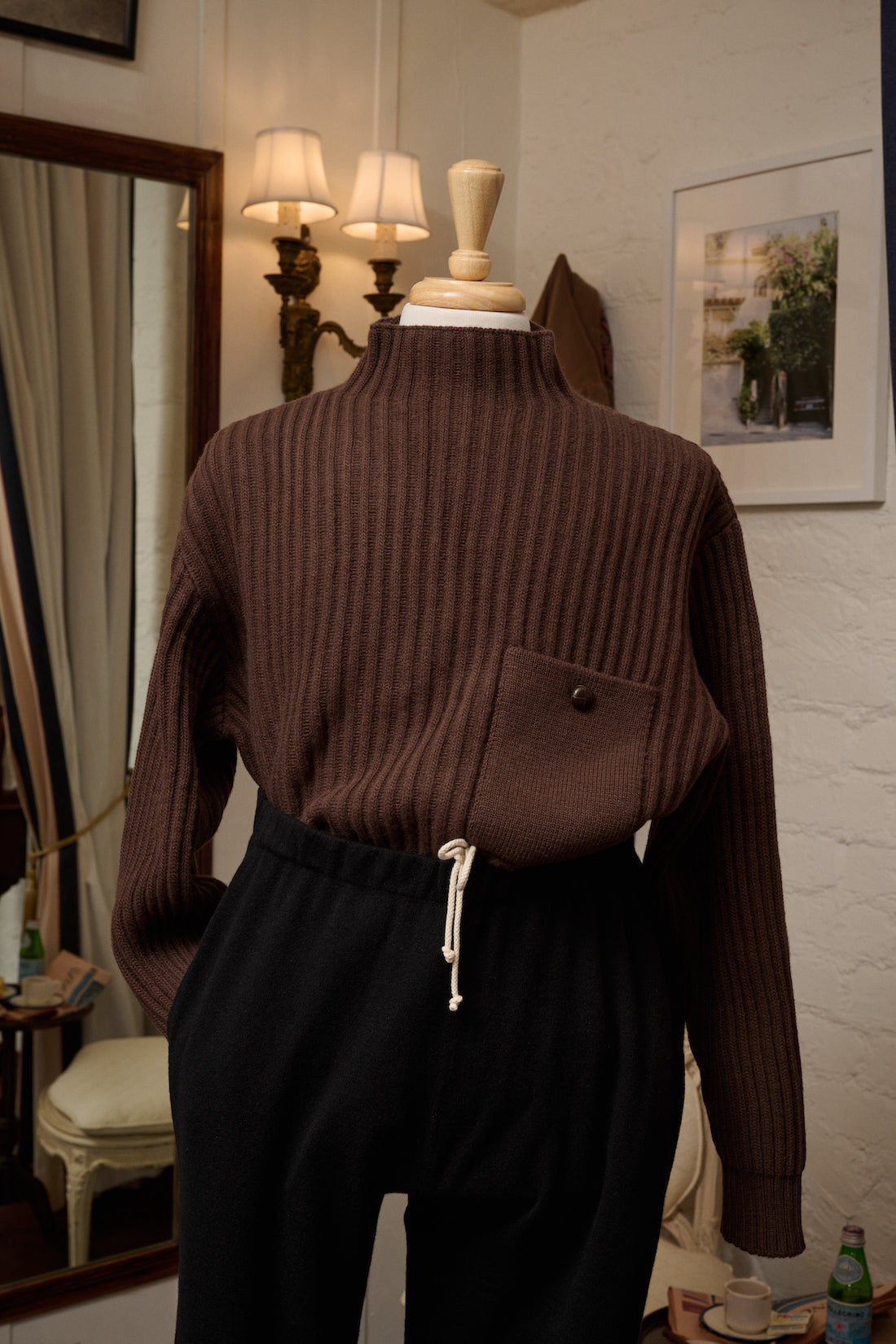 Commodore Wool Mock Neck