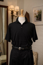 Cotton Fine Gauge Short Sleeves Knitted Polo