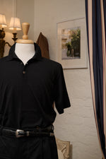 Cotton Fine Gauge Short Sleeves Knitted Polo