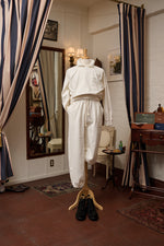 VELA Cotton Tonal Raglan Crewneck Sweatshirt