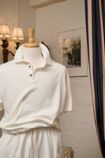 Cotton Fine Gauge Short Sleeves Knitted Polo