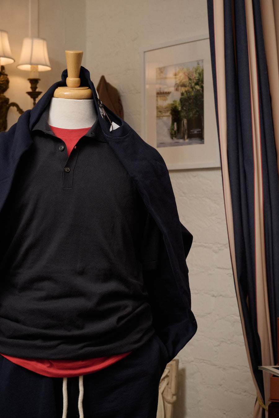 Cotton Fine Gauge Short Sleeves Knitted Polo