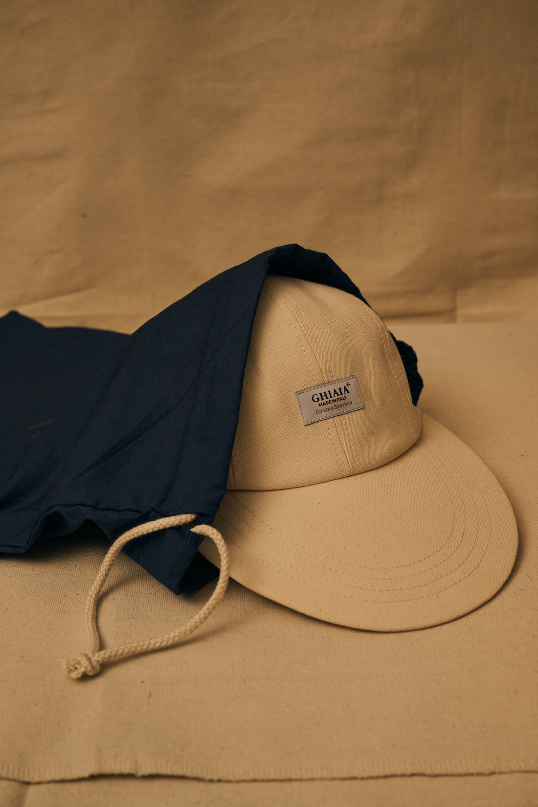 Circolo Sportivo Duck-Bill Cotton Canvas Cap