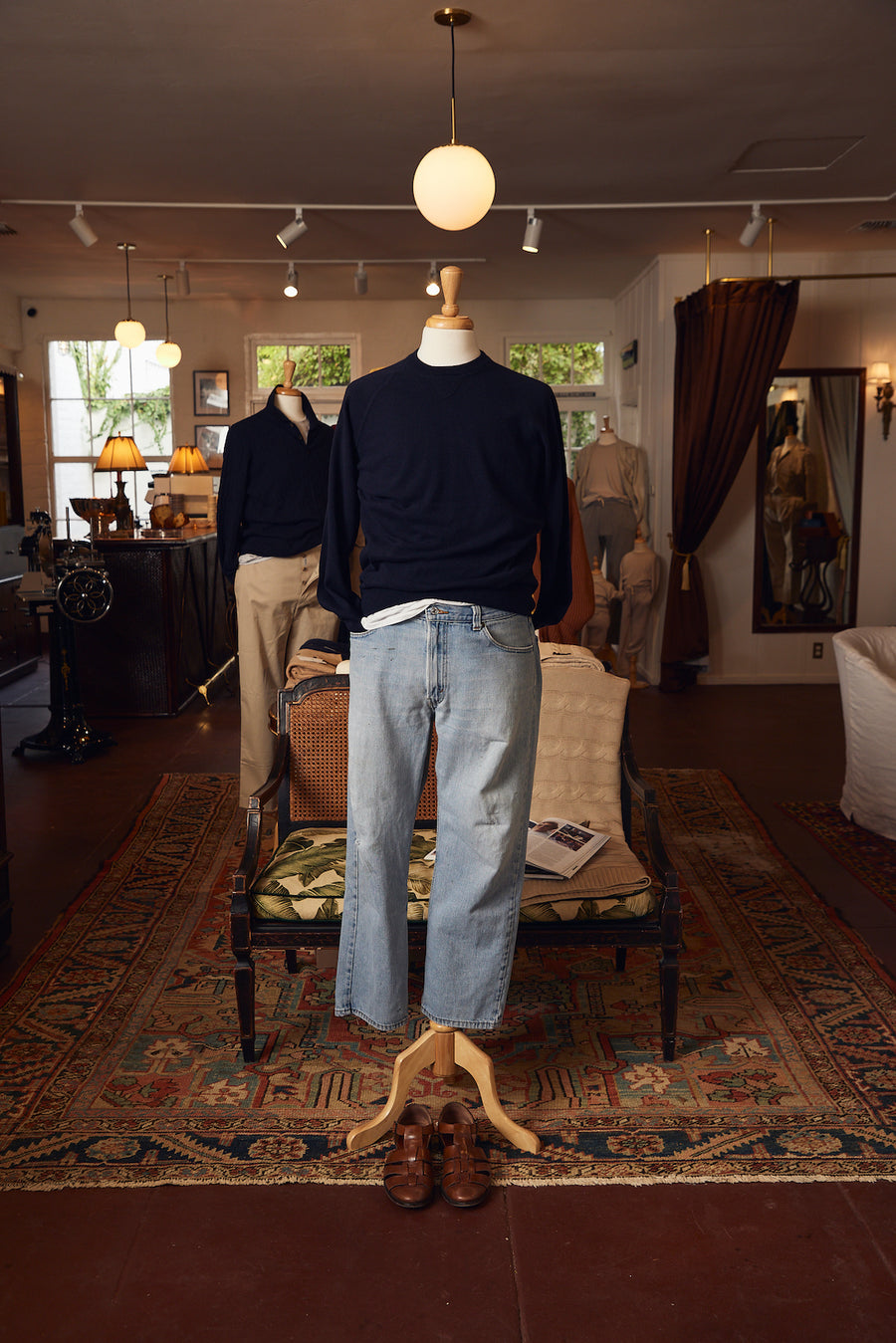 Cashmere Raglan Crewneck