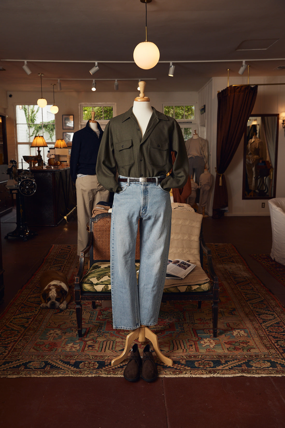Virgin Wool Working Shirt