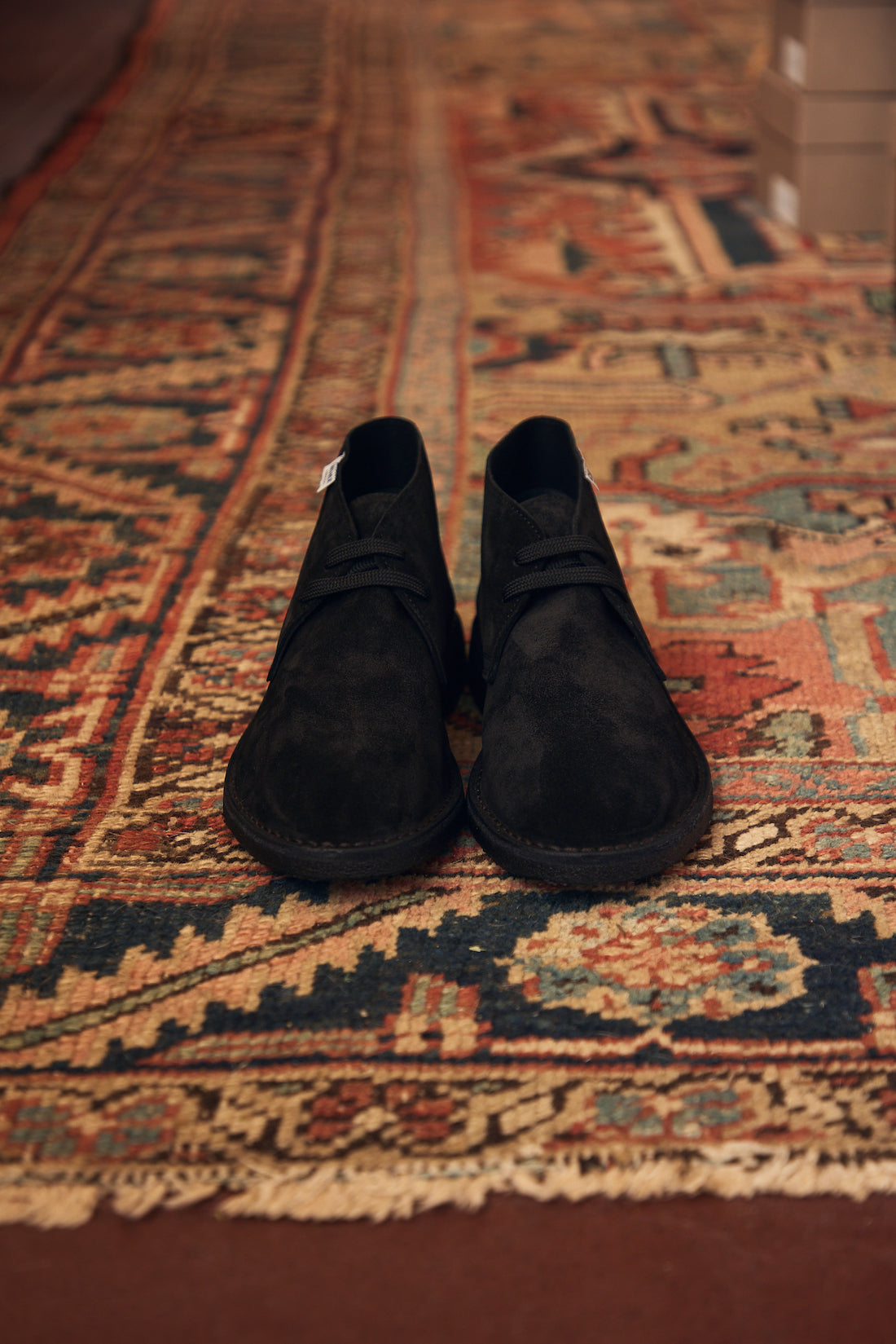 Deconstructed Suede Desert Boots