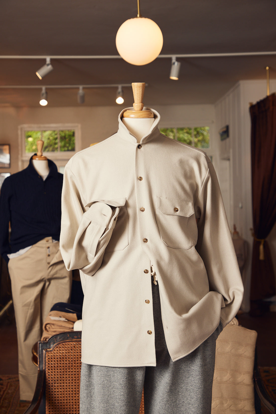 Virgin Wool Working Shirt