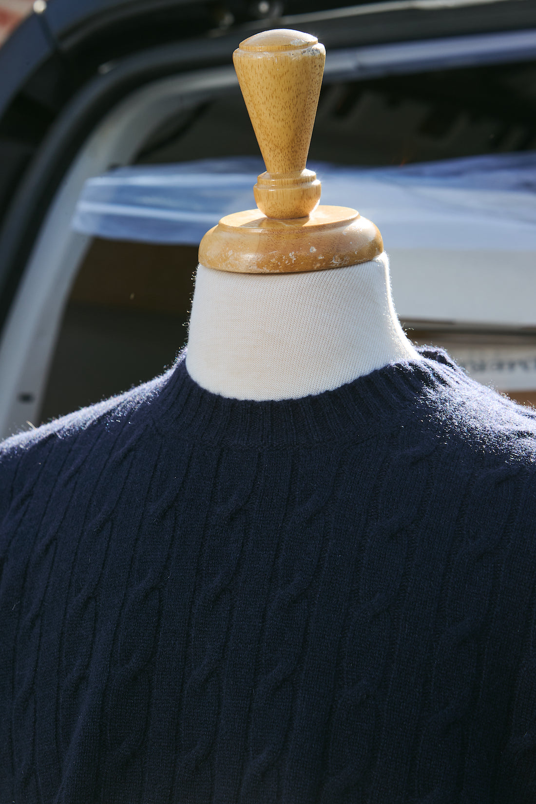 Cashmere Cable Crewneck