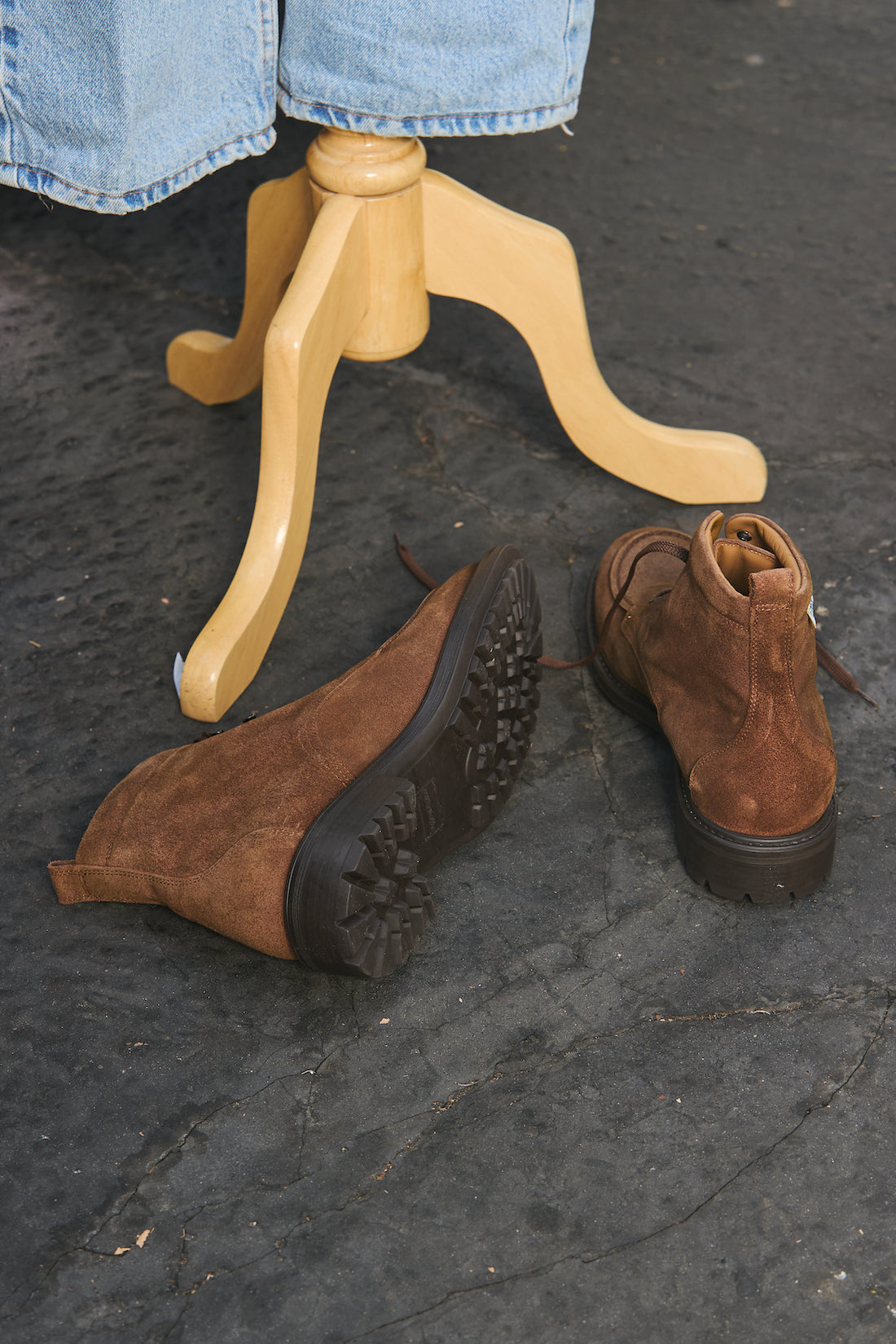 Combat Suede Hiking Boots