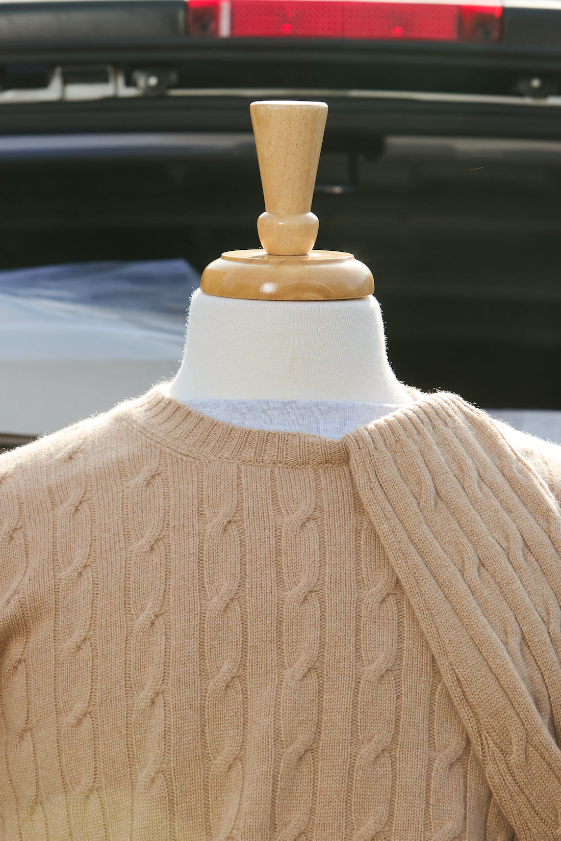 Cashmere Cable Crewneck