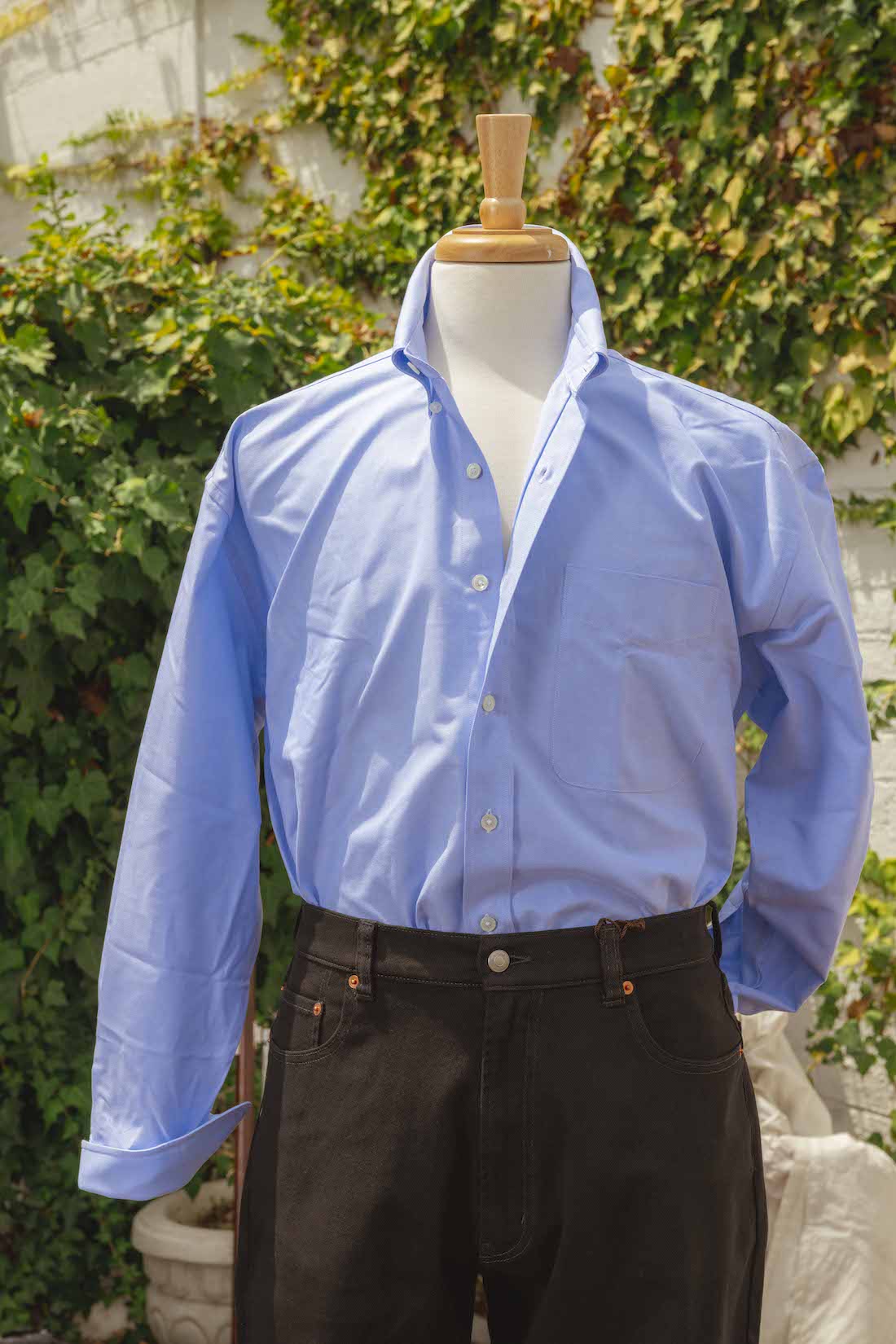 Button Down Cotton-Oxford Shirt