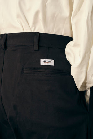 Marinaio Cotton Double Pleated Pants