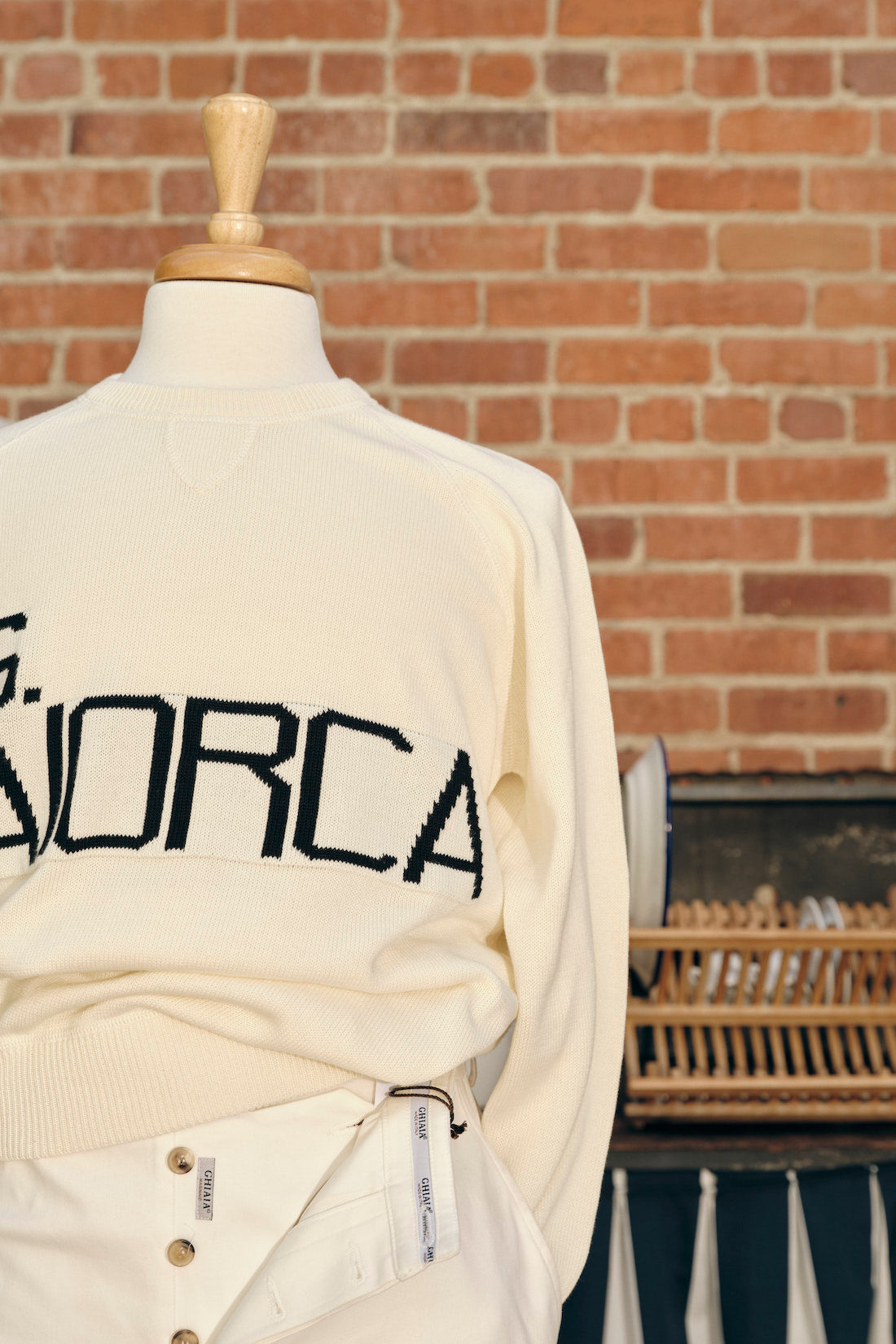 G.S. Maiorca Cotton Raglan Crewneck