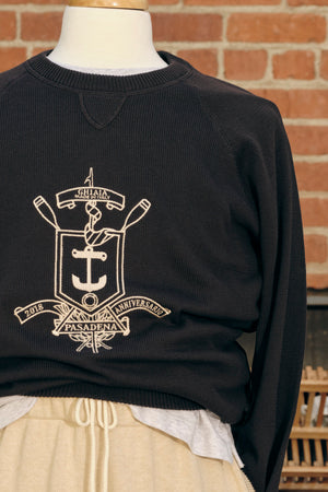 Anniversary Cotton Raglan Crewneck