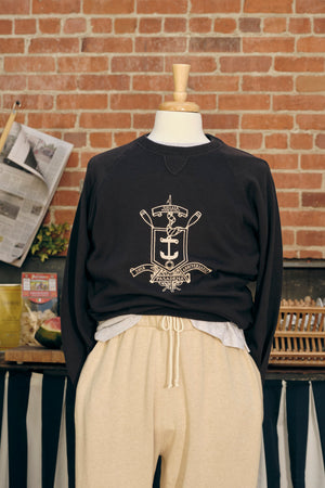 Anniversary Cotton Raglan Crewneck