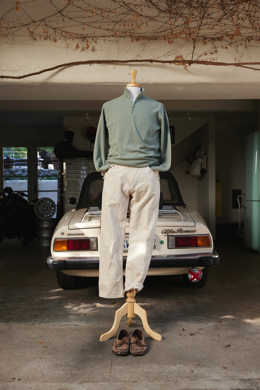 Cashmere Quarter Zip