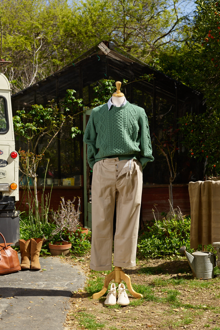 Pescatore Cable-knit Wool Crewneck