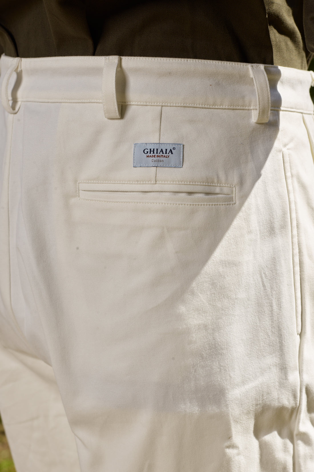 Marinaio Cotton Double Pleated Pants