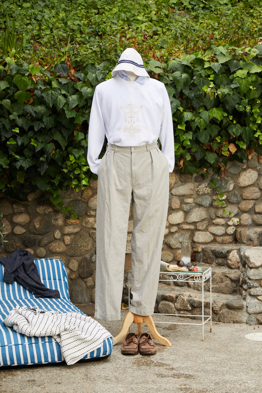 Anniversary Cotton Raglan Crewneck