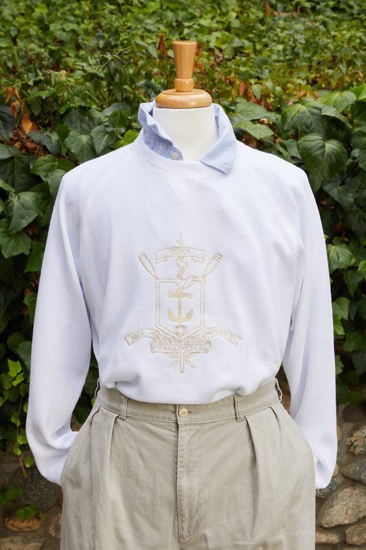 Anniversary Cotton Raglan Crewneck