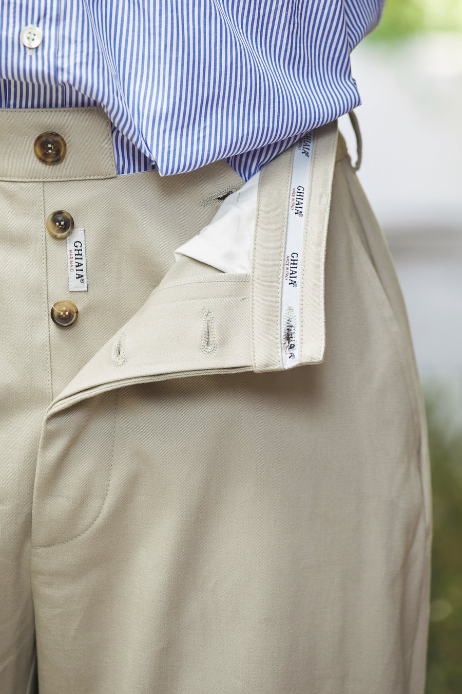 Marinaio Cotton Flat Front Pants