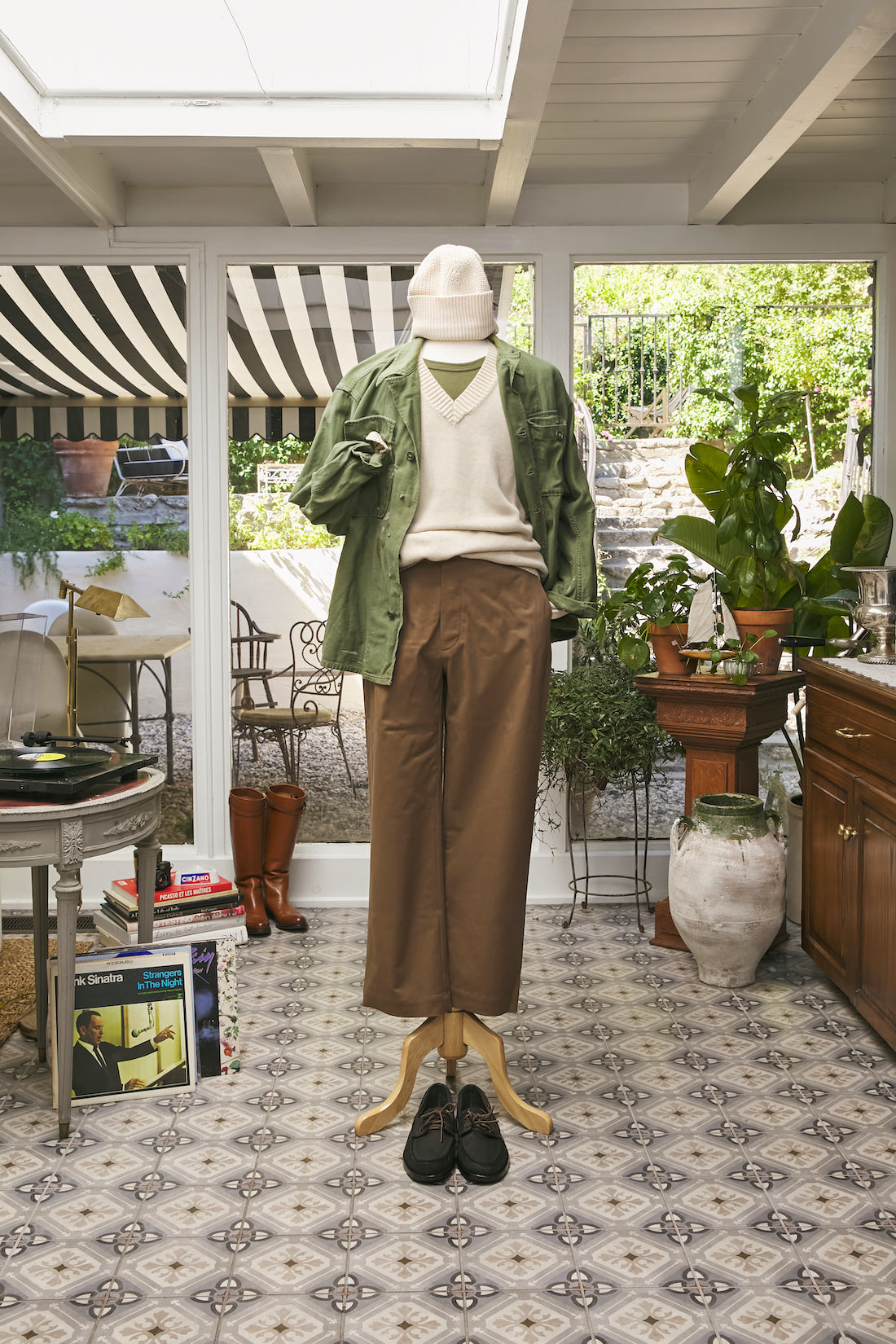 Marinaio Cotton Flat Front Pants
