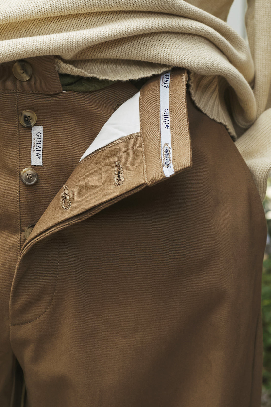 Marinaio Cotton Flat Front Pants
