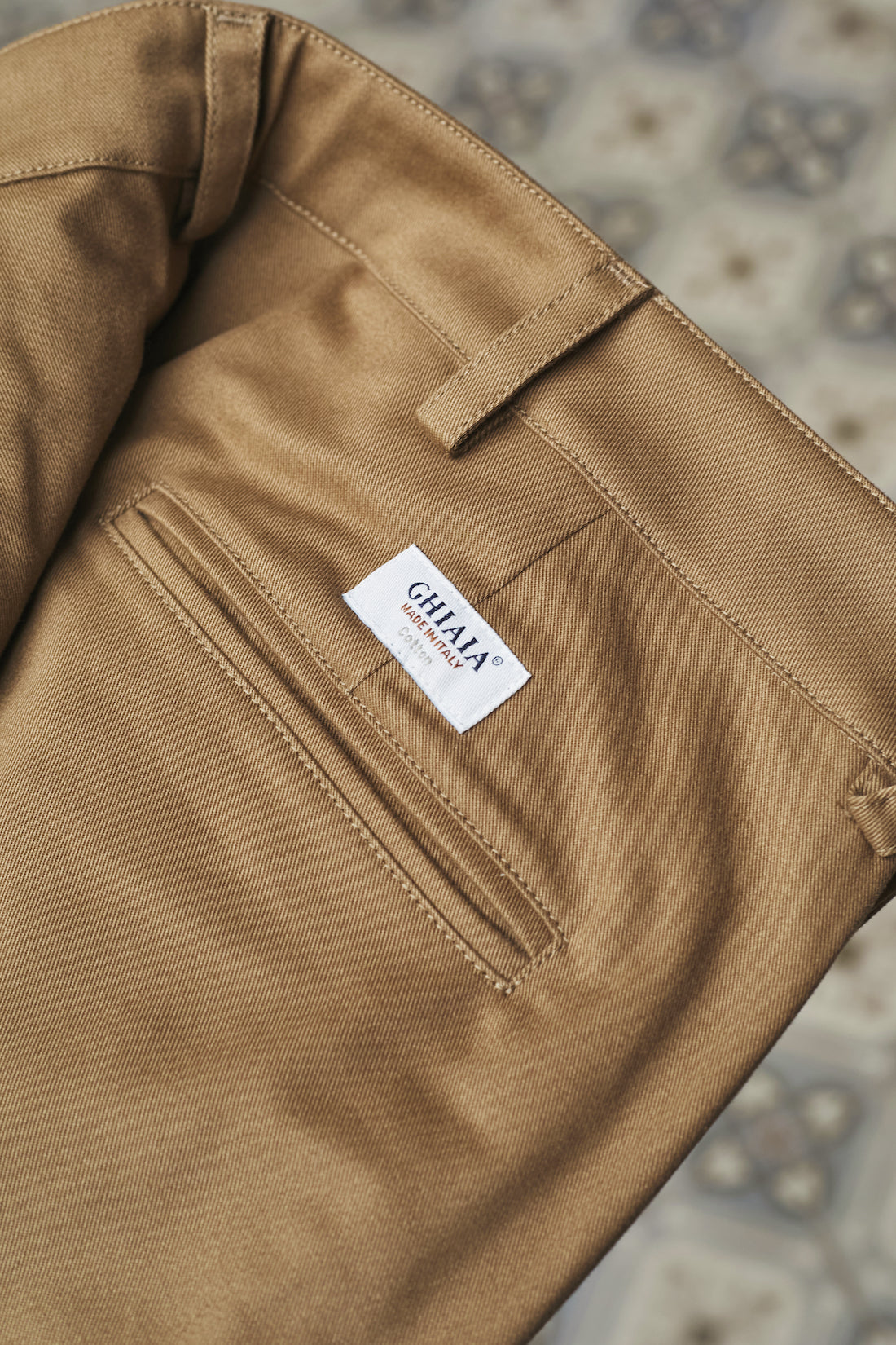 Marinaio Cotton Flat Front Pants