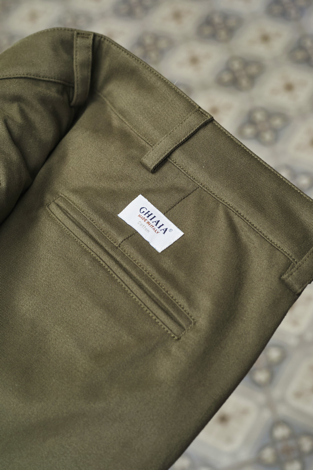 Marinaio Cotton Flat Front Pants