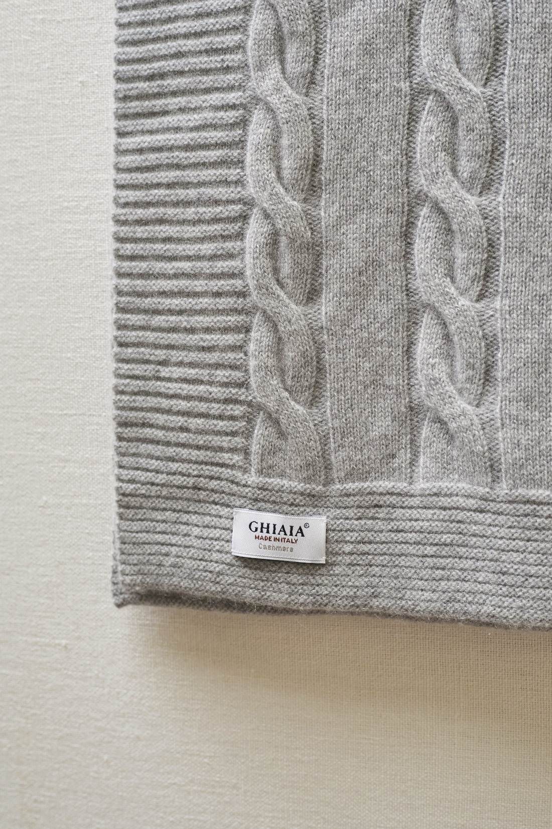 Casa Cashmere Treccia Cable Blanket