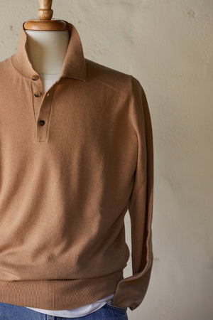 Cashmere Knitted Polo