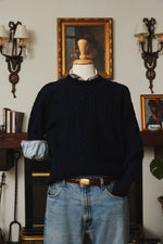 Pescatore Cable-knit Wool Crewneck
