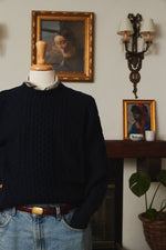 Pescatore Cable-knit Wool Crewneck